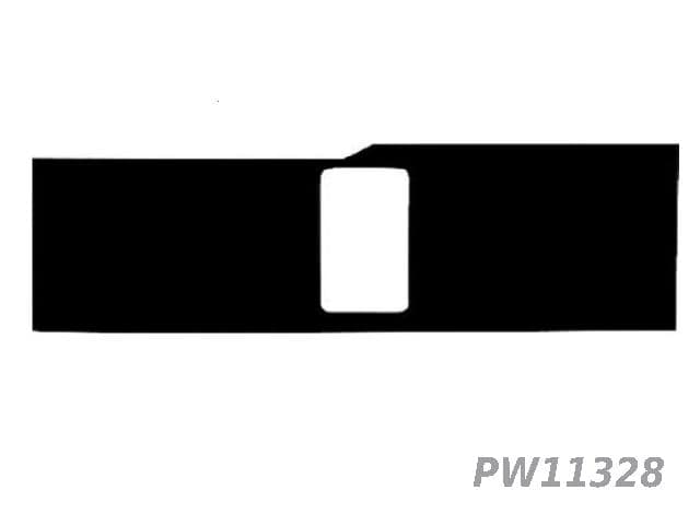 Console Shifter Slider plate: 67 F & 68-74 Nova ** MANUAL